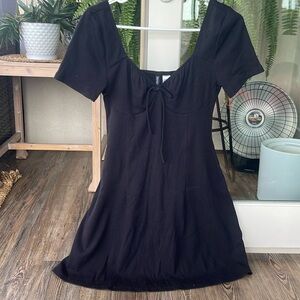 H&M black mini dress